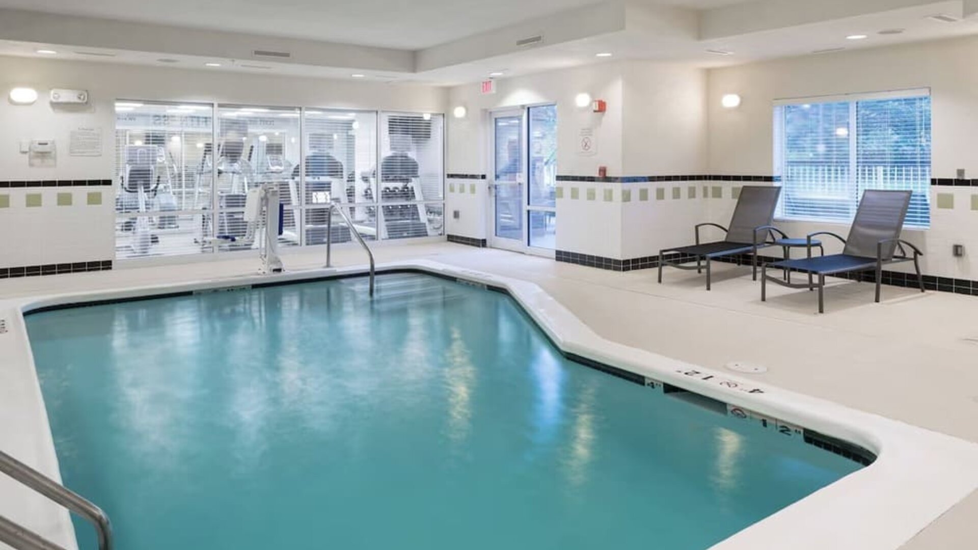 Refreshing indoor pool at Fairfield Inn & Suites Kansas City Overland Park.