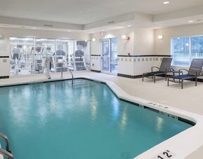 Refreshing indoor pool at Fairfield Inn & Suites Kansas City Overland Park.