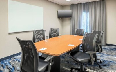 Meeting room at Fairfield Inn & Suites Kansas City Overland Park.