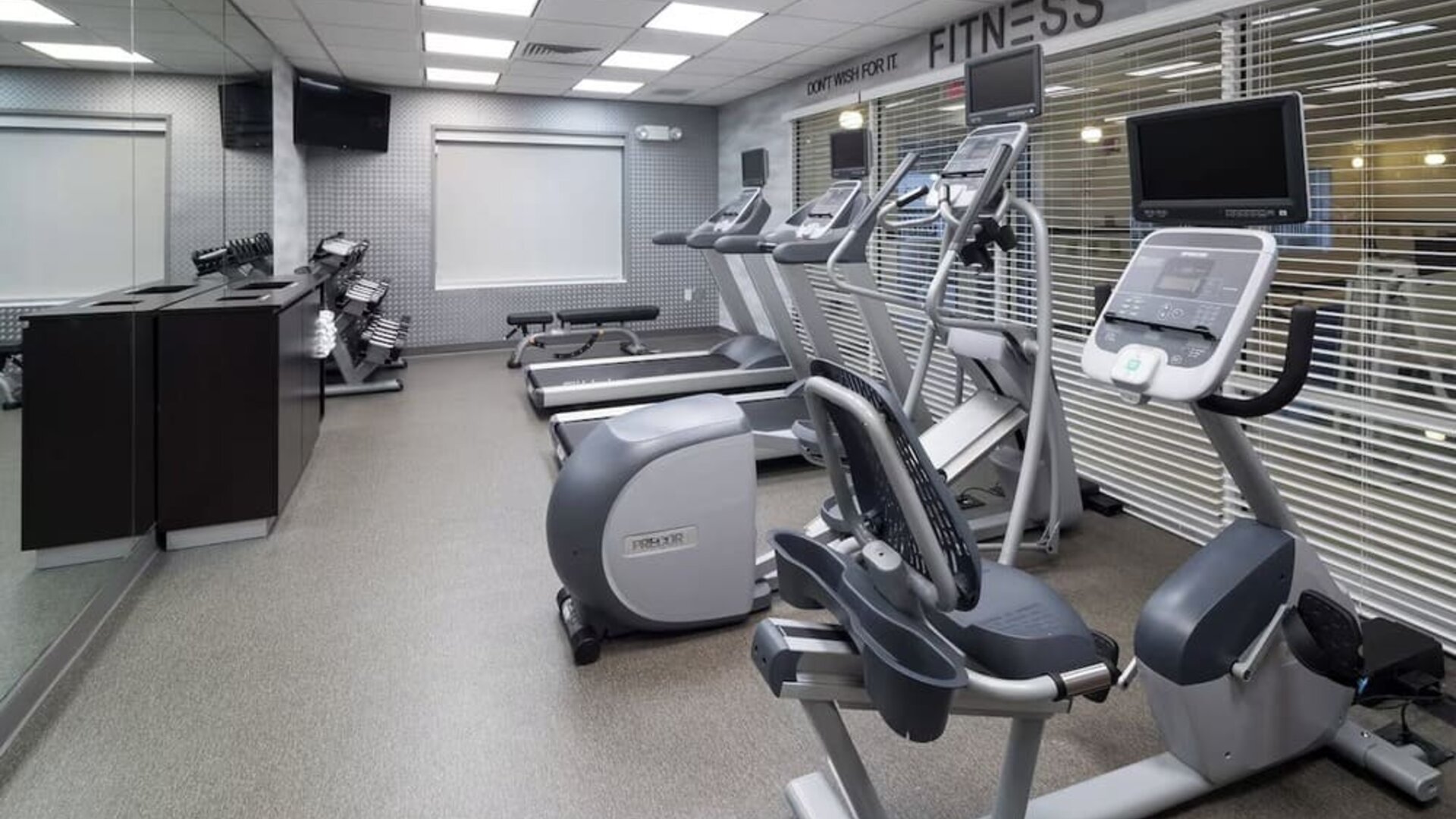 Fitness facility available at Fairfield Inn & Suites Kansas City Overland Park.