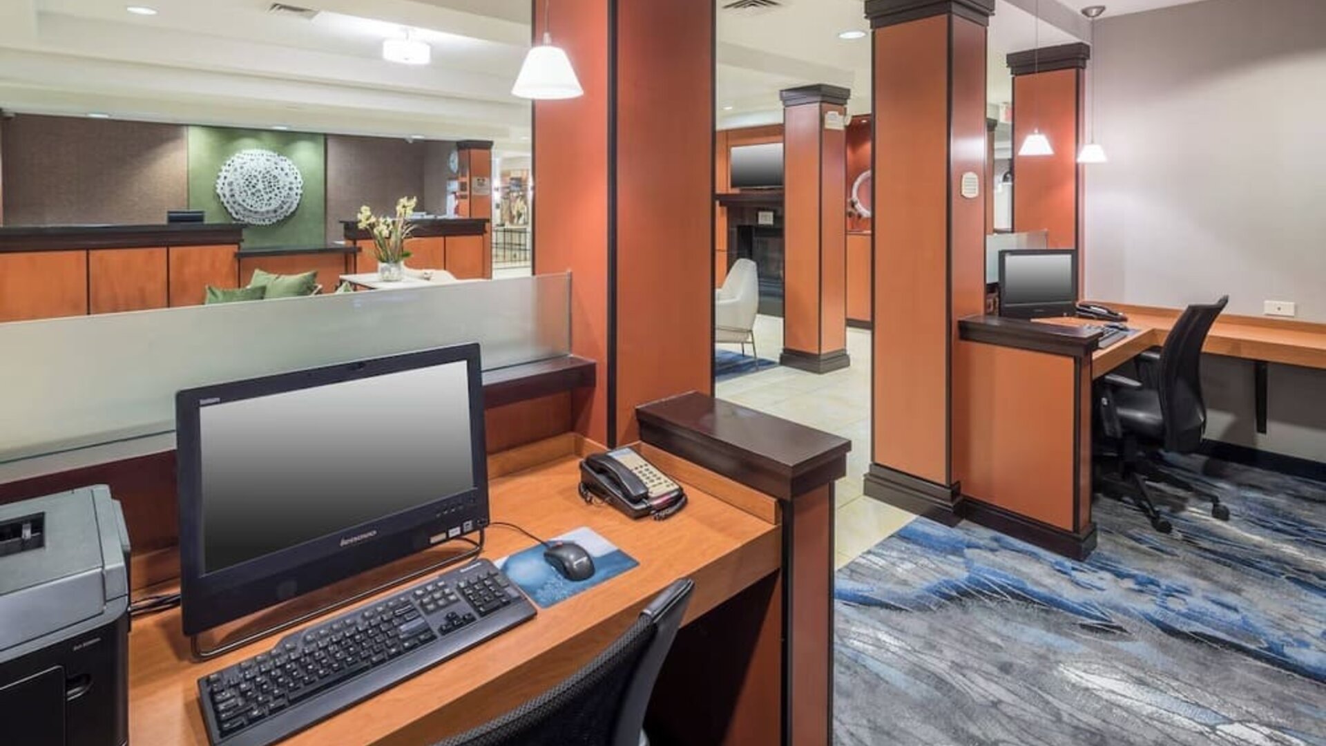 Business center available at Fairfield Inn & Suites Kansas City Overland Park.