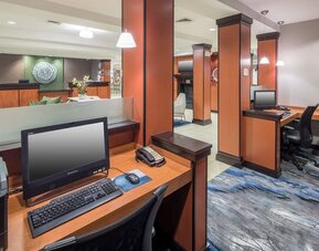 Business center available at Fairfield Inn & Suites Kansas City Overland Park.
