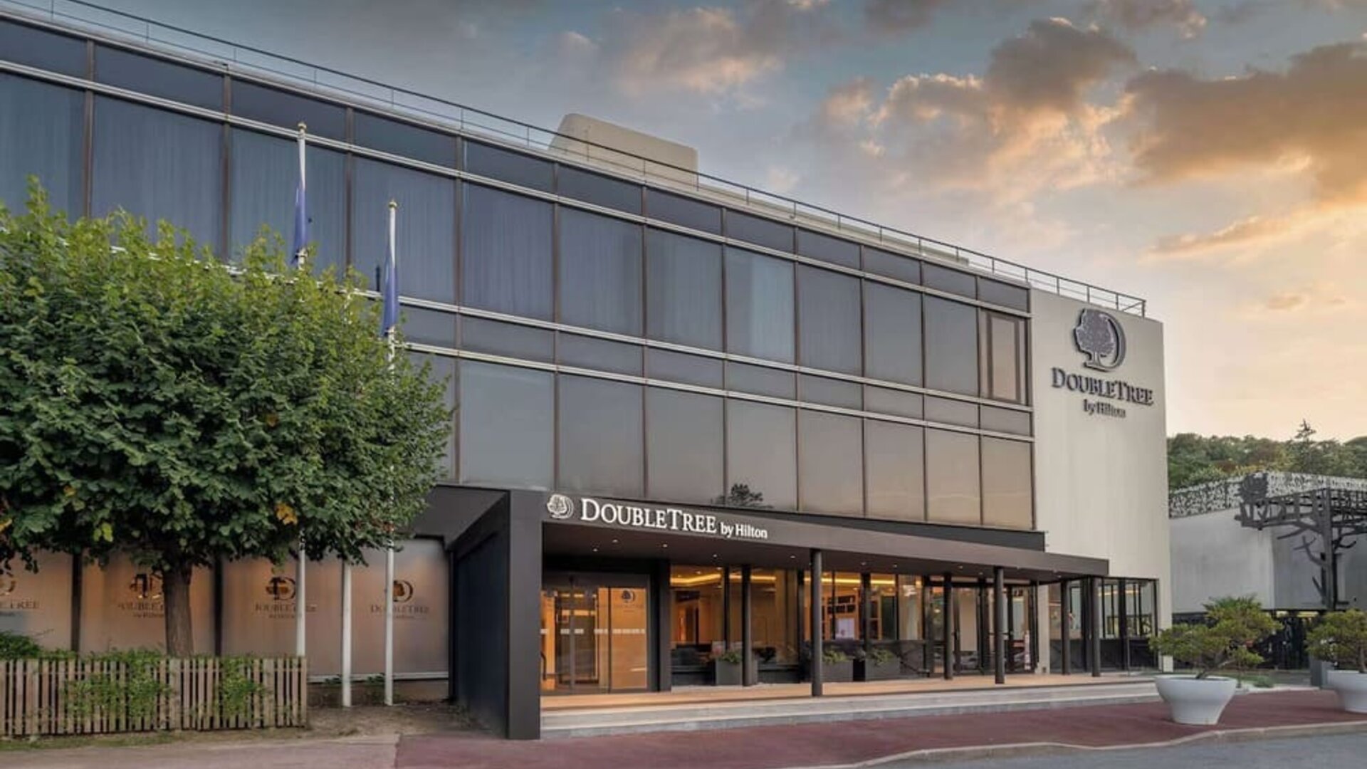 Hotel parking available at DoubleTree By Hilton Paris Bougival.