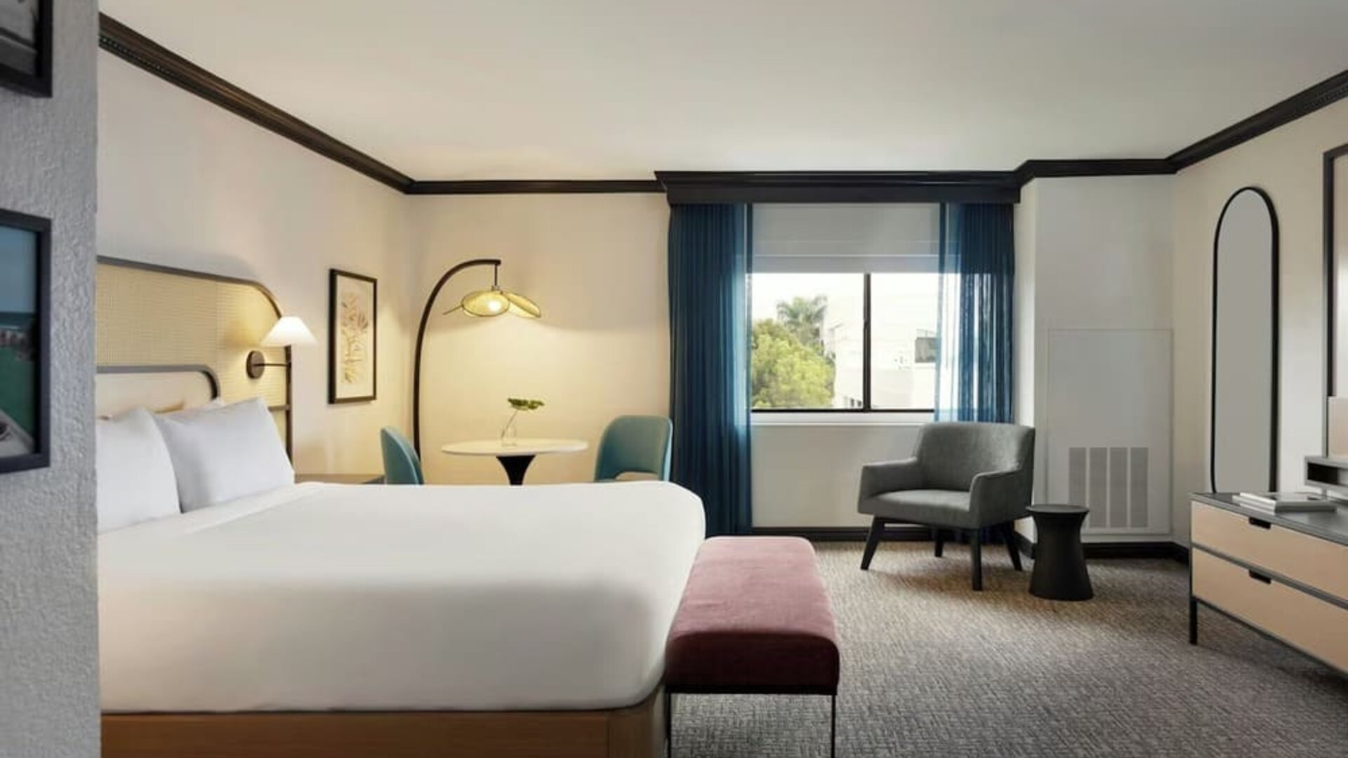 Day use room with natural light at Renaissance Boca Raton Hotel.
