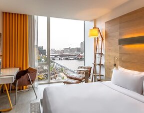 Day use room with natural light at The Envoy Hotel, Autograph Collection.