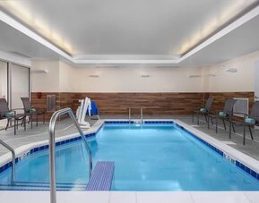 Refreshing indoor pool at Fairfield Inn & Suites By Marriott Kenosha Pleasant Prairie.