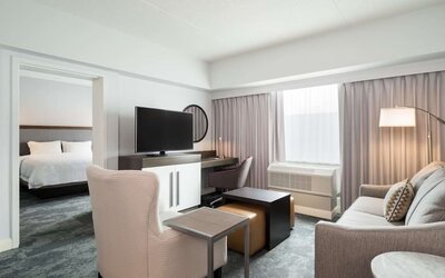 Day use room with living area at Hampton Inn Philadelphia Center City - Convention Center.