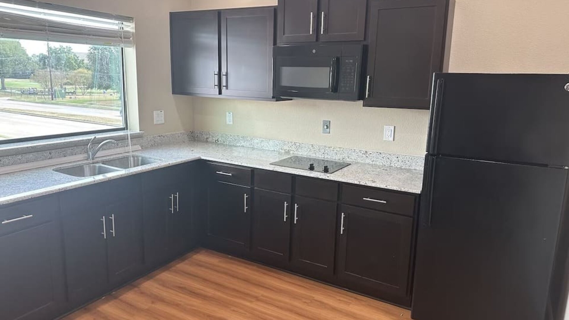 Kitchen area at Palace Inn 290 & Jones Rd.