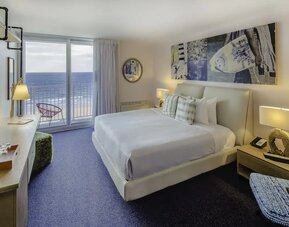 Day use room with a view of the ocean at Plunge Beach Resort.