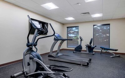 Fitness center at Comfort Inn & Suites Mankato.
