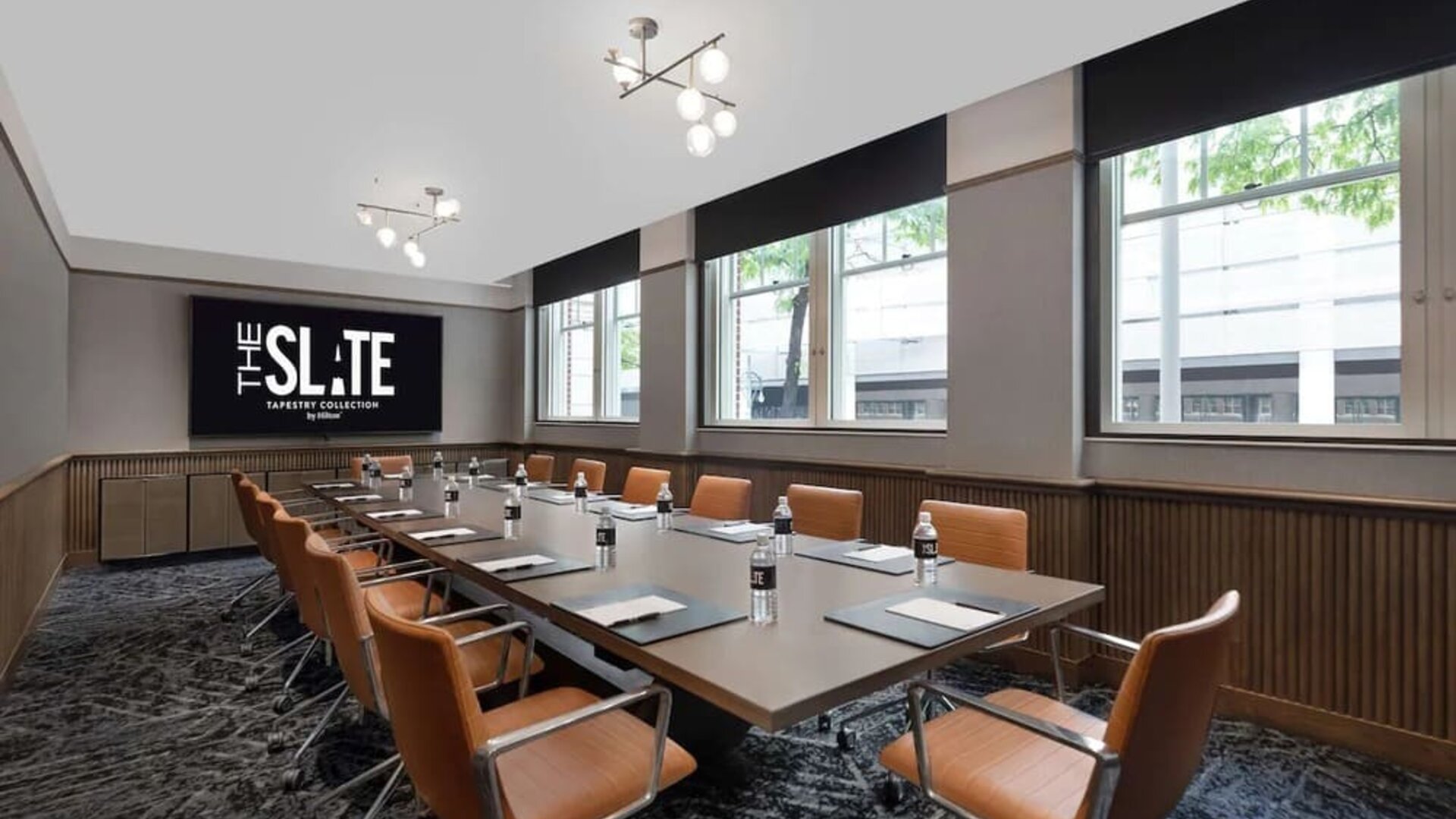 Professional meeting room at The Slate Denver, Tapestry Collection By Hilton.