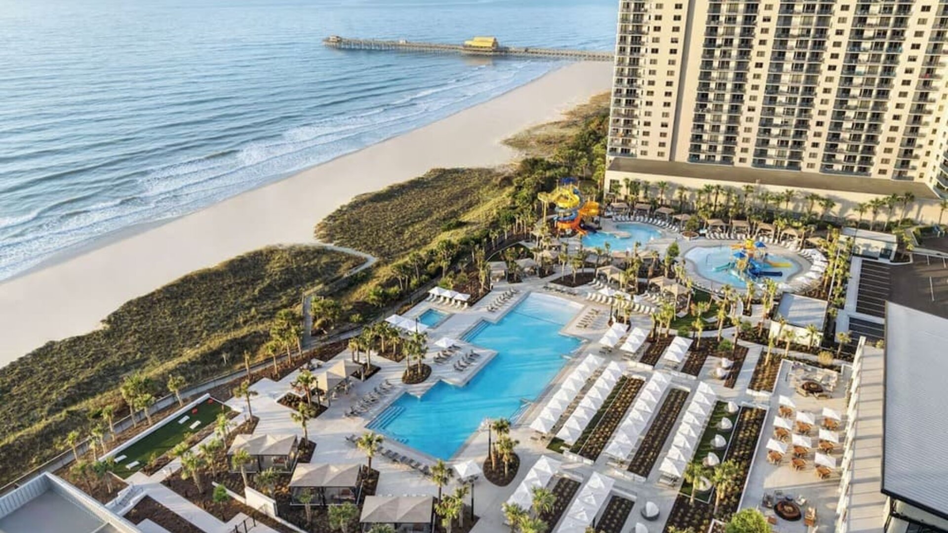 7 outdoor pools available  at Embassy Suites By Hilton Myrtle Beach Oceanfront Resort.