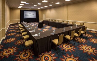 Meeting room at Hilton Anatole.