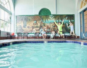 Refreshing indoor pool at Embassy Suites By Hilton Los Angeles International Airport South.