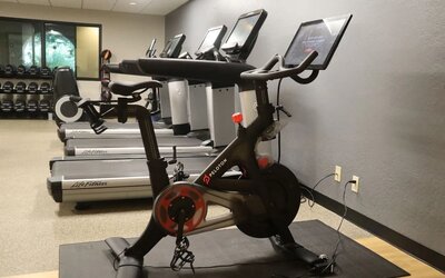 Fitness center at DoubleTree By Hilton Sonoma Wine Country.