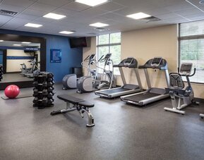 Fitness center available at Hampton Inn Atlantic City Absecon, NJ.