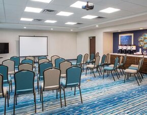 Meeting room at Hampton Inn Atlantic City Absecon, NJ.