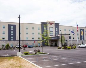 Parking area at Hampton Inn Atlantic City Absecon, NJ.