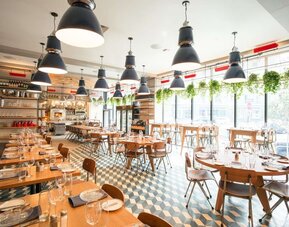 Dining area at Arlo SoHo.