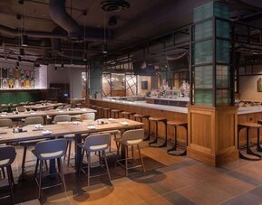 Hotel bar at Hilton Birmingham At UAB.