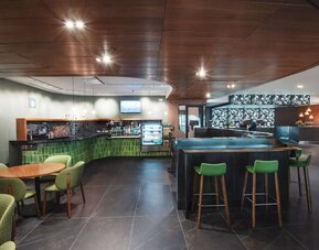 Breakfast area at Hilton Birmingham At UAB.