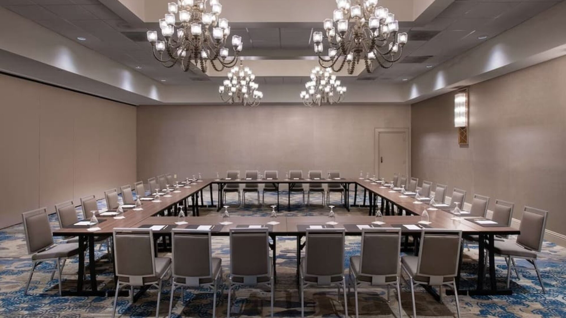 Spacious meeting room at DoubleTree By Hilton Orlando At SeaWorld.