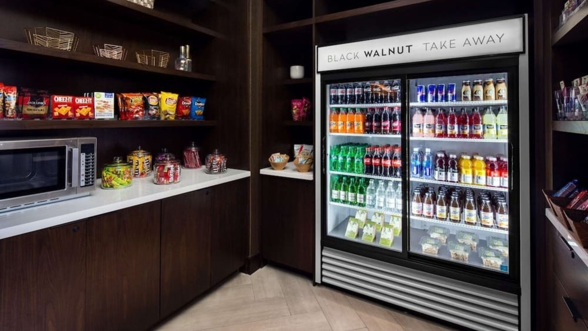 Convenience store at Hilton Brooklyn New York.