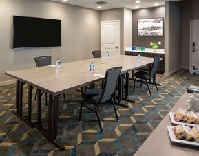 Professional meeting room at Sonesta ES Suites Fairfax Fair Lakes.