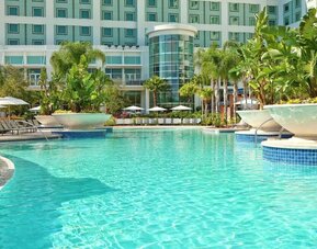 Refreshing outdoor pool at Hilton Orlando.