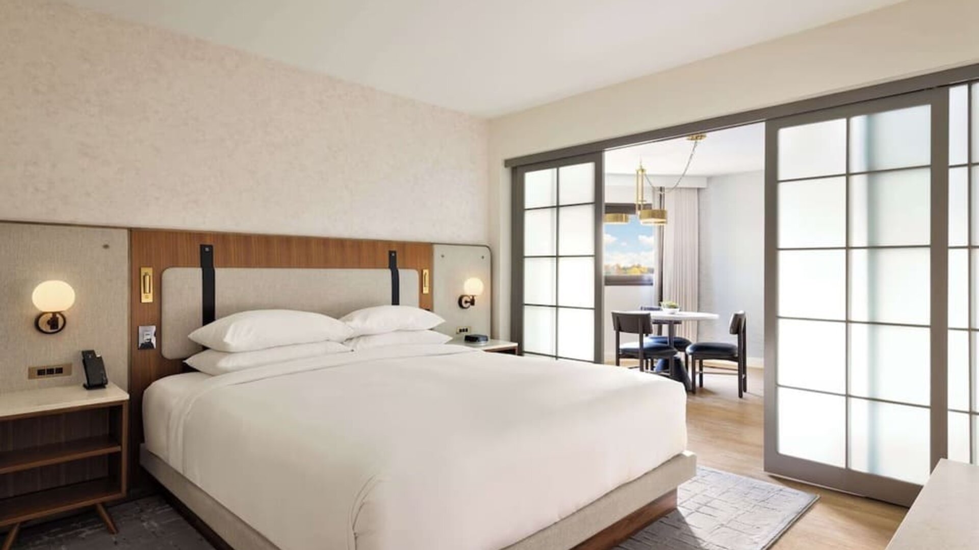 King room at Hyatt Regency New Brunswick.