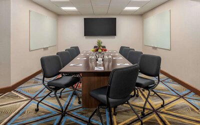 Meeting room at Hilton Bellevue.