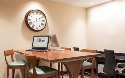 Business center available at DoubleTree By Hilton Grand Rapids Airport.