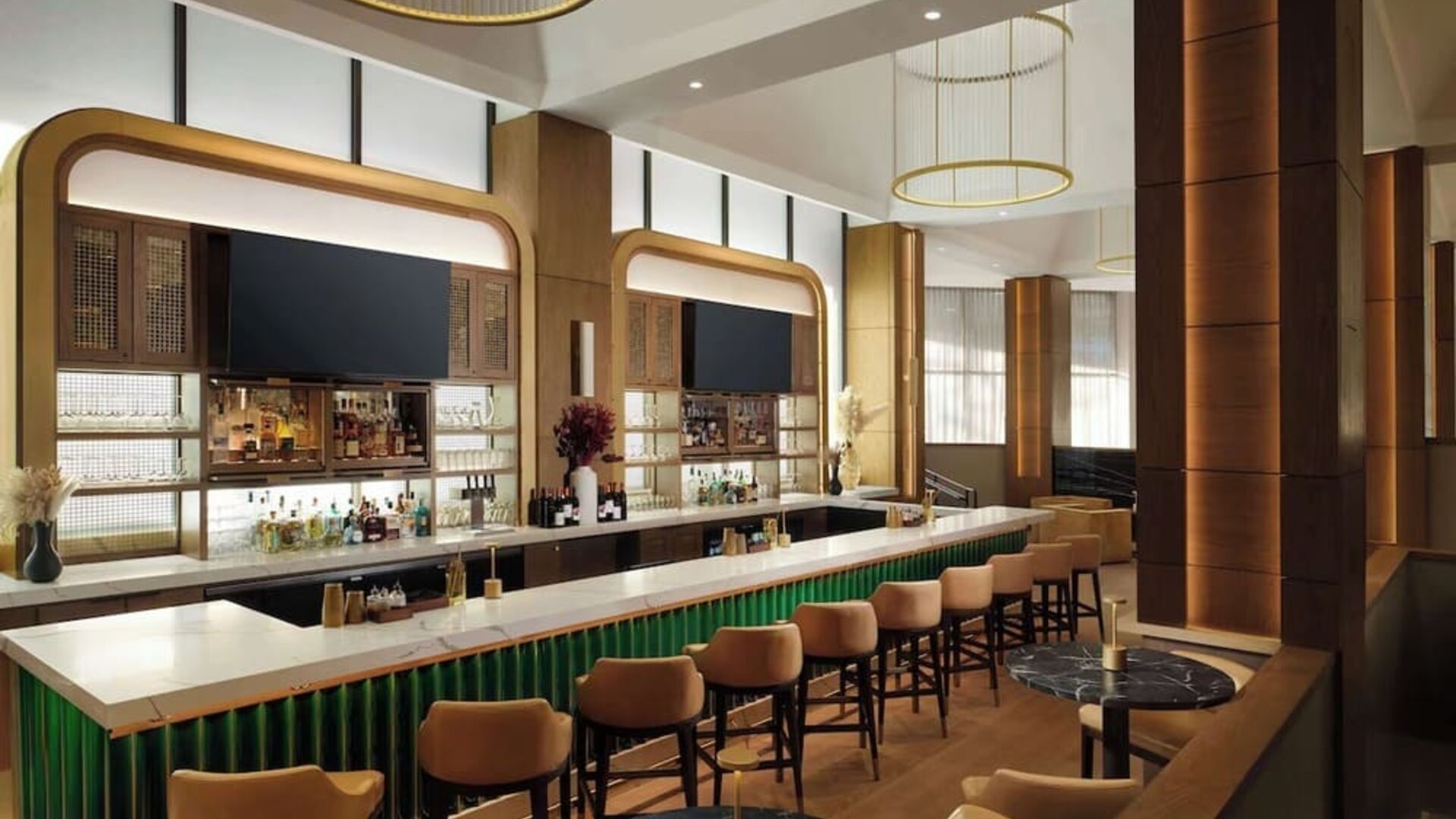 On site bar at Sonesta White Plains Downtown.