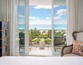 Day use room with balcony at Nautilus Sonesta Miami Beach.