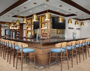 Hotel bar at Hilton Garden Inn Fort Worth Medical Center.