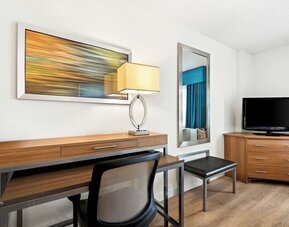 Day use room' workspace at Sonesta Anaheim Resort Area.