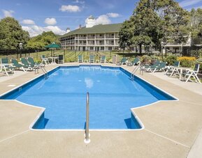 Outdoor pool at Fairbanks Inn.