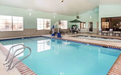 Indoor pool at Quality Inn & Suites Liberty Lake - Spokane Valley.