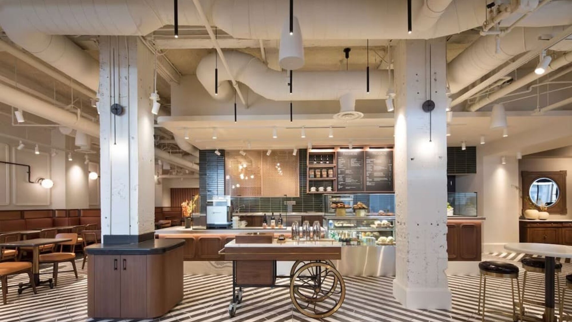 On-site restaurant at The Clift Royal Sonesta.