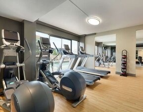 Fitness center at DoubleTree By Hilton Albuquerque.