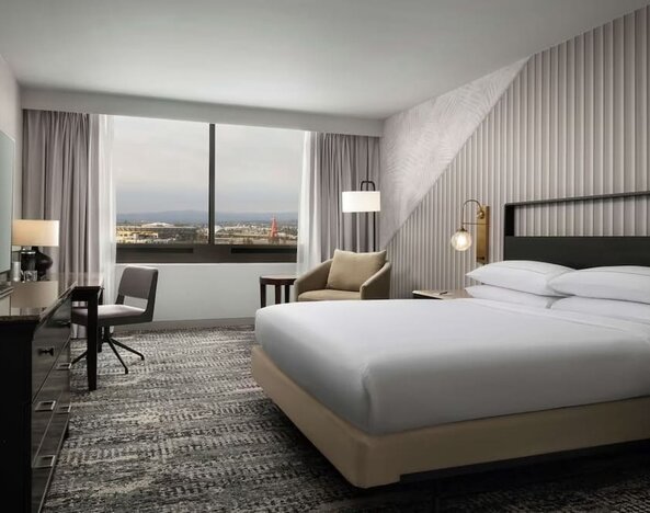 Day use room with work desk at Hotel Fera Anaheim, A DoubleTree By Hilton.