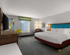 Spacious day use room with work desk at Hampton Inn & Suites Schererville.