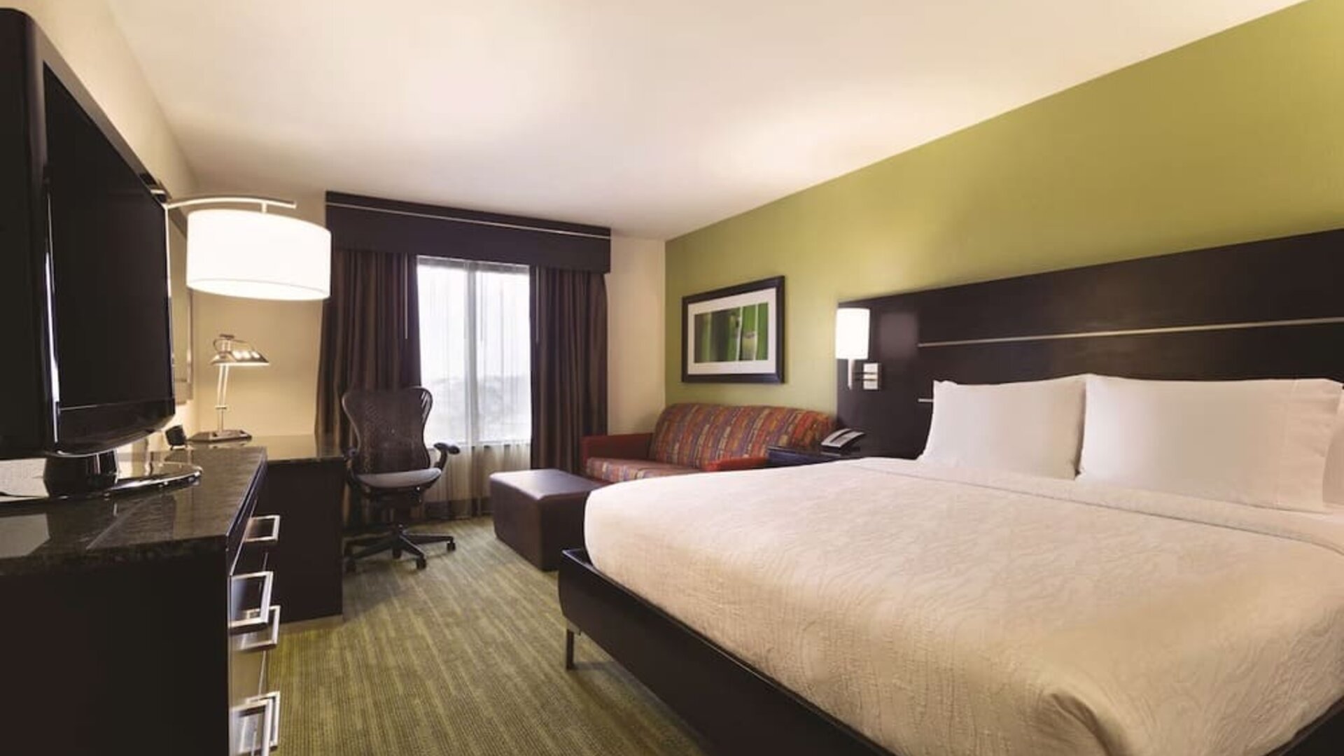 Bright and spacious day use room with workspace at Hilton Garden Inn Houston NW/Willowbrook.