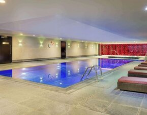 Indoor pool at Hilton London Syon Park.
