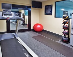 Fitness center at Hampton Inn Columbus-East.