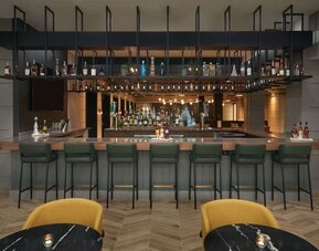 Hotel bar at The Chifley Houston, Tapestry Collection By Hilton.