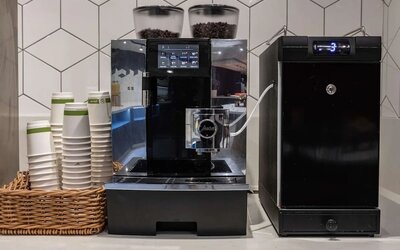 Coffee station at DoubleTree By Hilton London Elstree.
