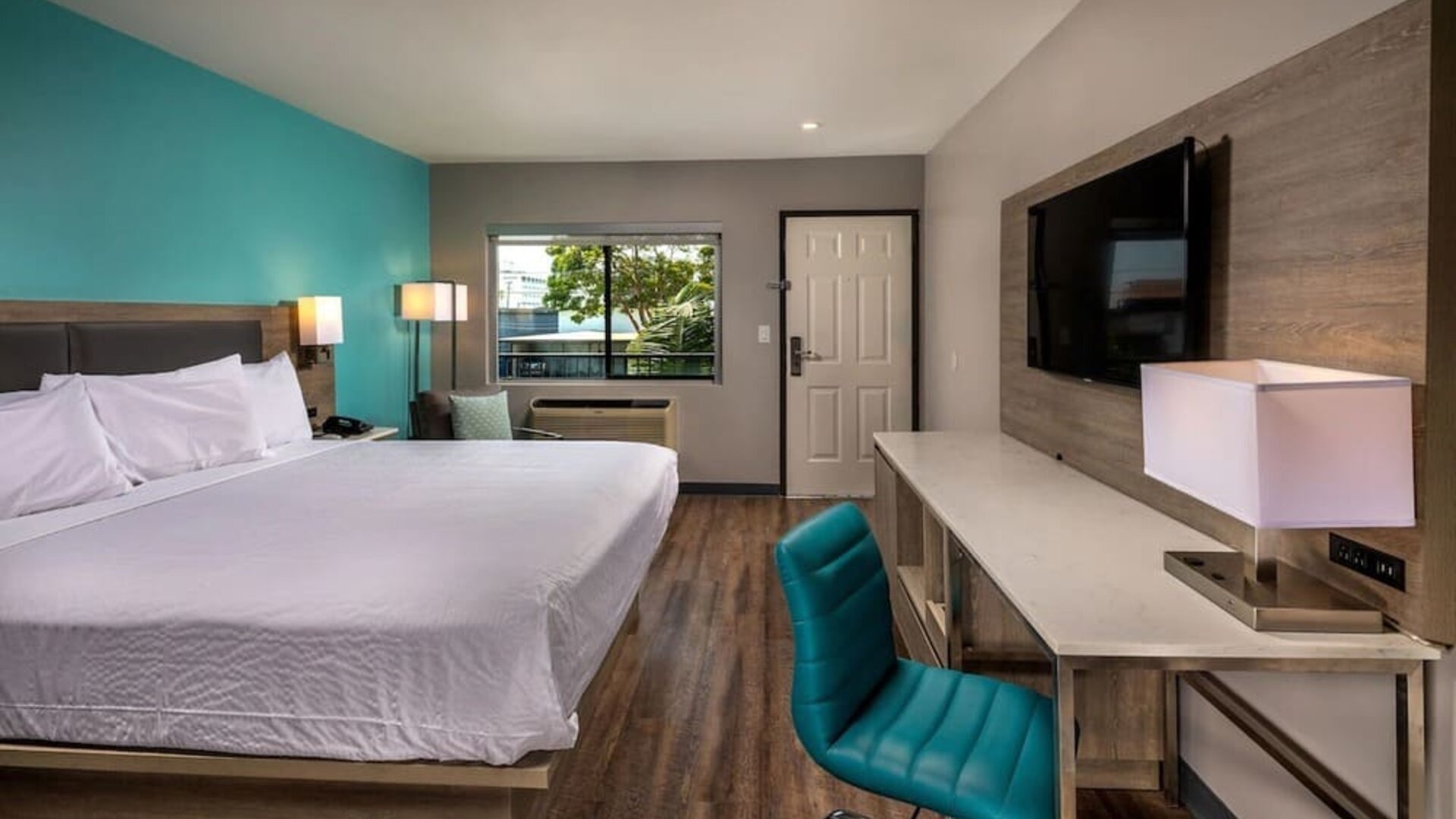 Day use room with work desk at Travelodge LAX By Wyndham.