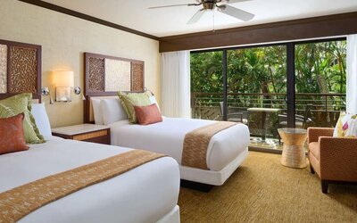 Day use twin room at Ko'a Kea Resort On Po`ipu Beach.