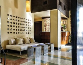 Lobby lounge at Hotel Chelsea, A South Beach Group Hotel.